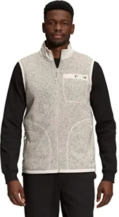 The North Face Gordon Lyons Vest Mens Gray Full Zip Outdoor Winter KFC824