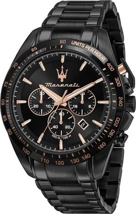 Maserati Traguardo Chronograph Quartz Black Dial Mens Watch R8873612048