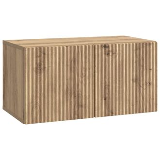 vidaXL Mueble Para Tv De Pared Roble Artesanal 59,5 X 31 X 30 Cm Vidaxl