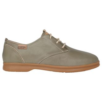Pikolinos Groene veterschoen voor vrouwen - Dames - Veterschoenen - Groen - 37 EU - Leer - Schoenen