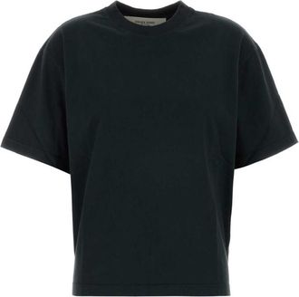 Golden Goose Black Crew Neck Back Logo T-Shirt