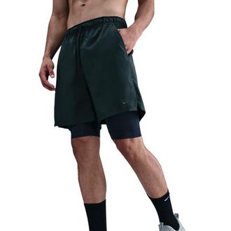 Nike Mens Dri-FIT Unlimited Woven 7 Inch Shorts - Seaweed/Seaweed/Black Size 3XL