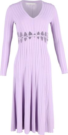 Dion Lee Pinnacle Braid Dress In Purple Viscose