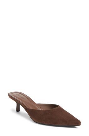 Open Edit Carmen Mule Pump in Brown Oak at Nordstrom, Size 8