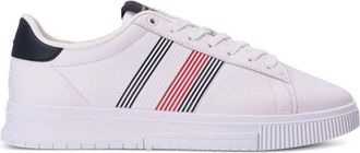 Tommy Hilfiger Supercup trainers - men - Leather/Rubber/Recycled Polyester - 40 - White