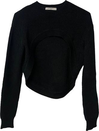 Givenchy Cropped Sweater, Size Int, Xs (Authentic Pre-Loved)