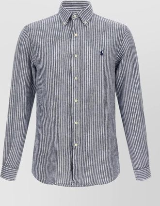Polo Ralph Lauren long sleeve striped shirt button down collar