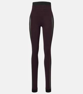 The Attico Paneled leggings