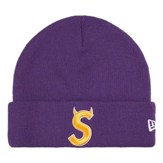 SUPREME x New Era SS26 Devil S Logo Beanie Purple SUP-SS26-1018-PUR