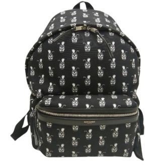 Saint Laurent Pre-owned Vintage Canvas Backpack - unisex - Saint Laurent Vintage - Vintage Backpacks - Black - ONE SIZE - Pre-owned