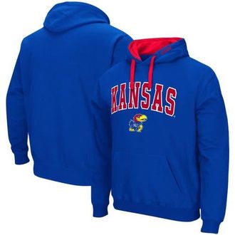 Colosseum Mens Colosseum Royal Kansas Jayhawks Big & Tall Arch & Logo 2.0 Pullover Hoodie at Nordstrom, Size 2Xb