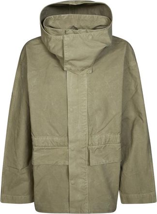 Victoria Beckham Utility Jacket - Dames - Zomerjassen - Grijs - Xs/S - Katoen - Jassen