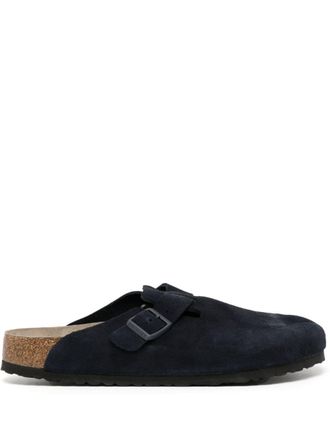 Birkenstock Boston suede clogs - Blue
