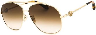 Roberto Cavalli SRC008V 300Y Shiny Rose Gold/Brown Gradient