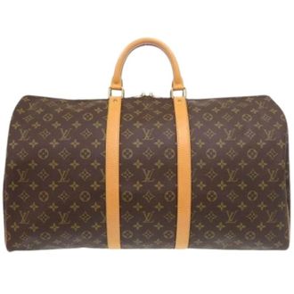 Louis Vuitton Pre-owned Weekend Bags, unisex, Brown, Size: ONE SIZE Pre-owned Boston Bag