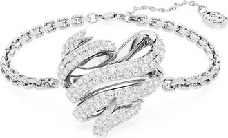 Swarovski Armband Hart Hyperbola - Dames - Armbanden - Grijs - ONE Size - Accessoires
