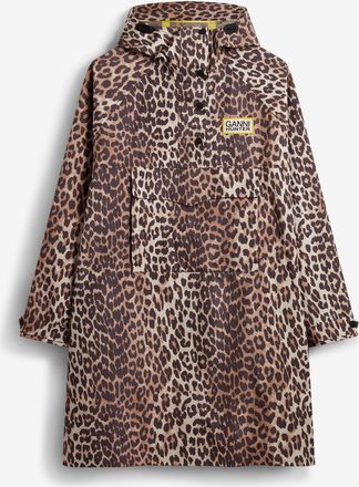 Ganni x Hunter Poncho in 10K Waterproof Shell Size L/XL - Brown