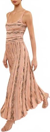 Ulla Johnson Clio Knit Maxi Skirt In Hibiscus