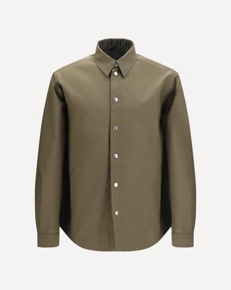 Fendi Giacca Blouson in tessuto Mackintosh Man 50