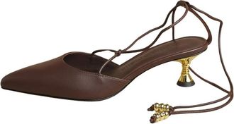 Studio Amelia Odessa 50 - Dames - Pumps - Bruin - 36 EU - Leer - Schoenen