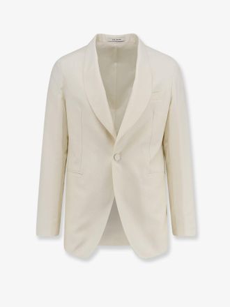 Tagliatore Virgin wool and lyocell blazer - TAGLIATORE - gender_Man