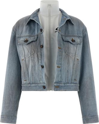 Balenciaga Womens Double Layer Jacket