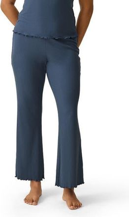 Kindred Bravely Ribbed Modal Lounge Pant in Light Navy at Nordstrom, Size X-Large