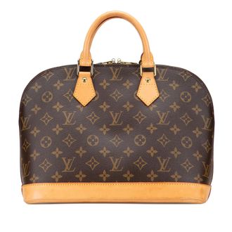 Louis Vuitton Pre-owned Womens Alma Handbag Iconic Monogram - Brown Textile - One Size