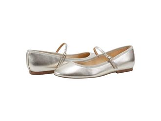 Marc Fisher Espina Womens Flat Shoes Gold Leather : 5.5 M, Leather/Rubber