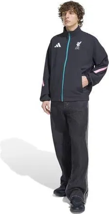 adidas Mens adidas Black Liverpool 2025/26 Club Anthem Full-Zip Jacket at Nordstrom, Size Xx-Large