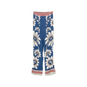 Farm Rio Mujer, Pantalones, Azul, Talla: L