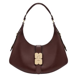Ganni Kat Small Shoulder Bag - female - Ganni - Shoulder Bags - Brown - ONE SIZE - Bags