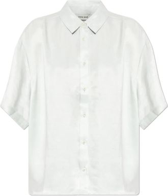 Anine Bing Coco Shirt - Dames - Overhemden - Groen - S - Overhemden