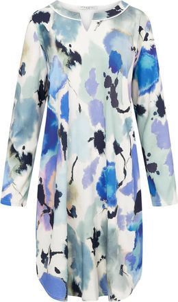 Louis Féraud Camicia da notte a fiori - Blu