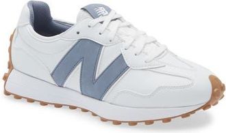 New Balance 327 Waterproof Spikeless Golf Shoe in White /Blue at Nordstrom, Size 9.5