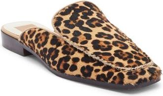 Dolce Vita Bradly Genuine Calf Hair Mule in Dark Leopard Calf Hair at Nordstrom, Size 7.5
