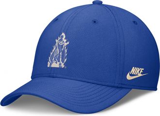 Nike Duke Legacy Rise Vintage Nike Mens Dri-FIT College Hat in Blue | NC034EVDUV-SUH