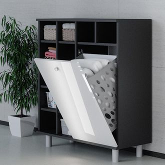 Vicco Mueble De Ba&ntilde;o Fynn, Blanco Alto Brillo, 78.4 X 91.6 Cm