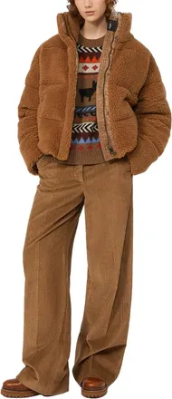 Weekend by Max Mara Intarsia-Knit Wool and Alpaca Sweater