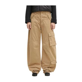 Darkpark Wide Broeken - Dames - Wijde Broeken - Beige - W27 - Broeken