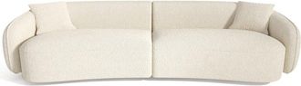 Sia Home Sof&aacute; 4 plazas tejido rizo crema