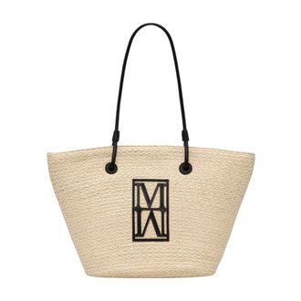 Marc O'Polo Tassen, Dames, Beige, ONE Size, Katoen, Jana Shopper