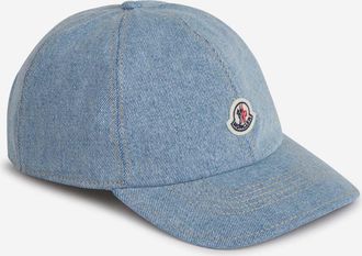Moncler Denim Logo Cap