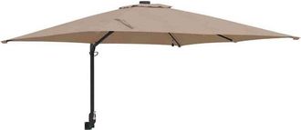 vidaXL Parasol De Jard&iacute;n Taup&eacute; 248.5 X 247.5 X 160 Cm Tela Vidaxl