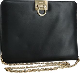 Ferragamo Gancini Shoulder Bag Leather Leather Shoulder Bag Bag (Pre-Owned)