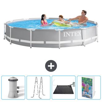 Intex Piscina Prism Frame Redonda - 366x76 Cm - 7-piezas Scb112