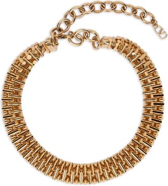 Valentino Garavani Halsketting met gelamineerd design - Goud