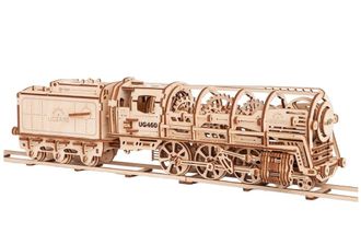 Ugears Locomotora de vapor modelo mec&aacute;nico