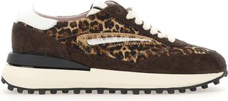 D.A.T.E. Athleta Animalier - Dames - Sneakers - Bruin - 39 EU - Katoen - Schoenen