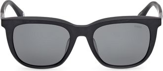 BMW 53mm Sunglasses in Matte Black /Smoke at Nordstrom Rack